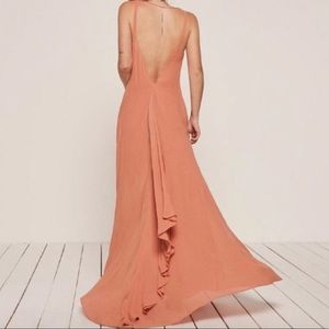 New w/ tags Reformation Angelina Dress in Peach